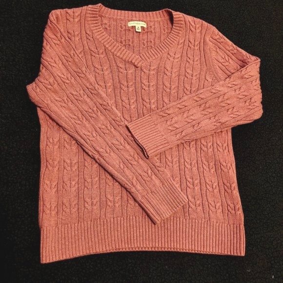 Croft & Barrow Cable Sweater - Picture 3 of 4
